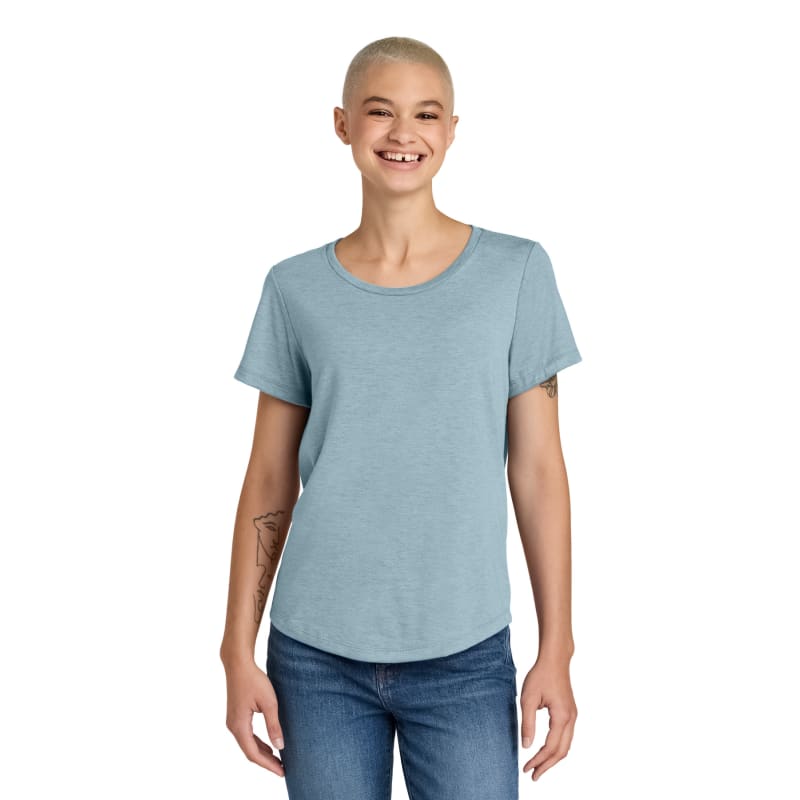 AllMade Women's Relaxed Tri-Blend Scoop Neck Tee 6