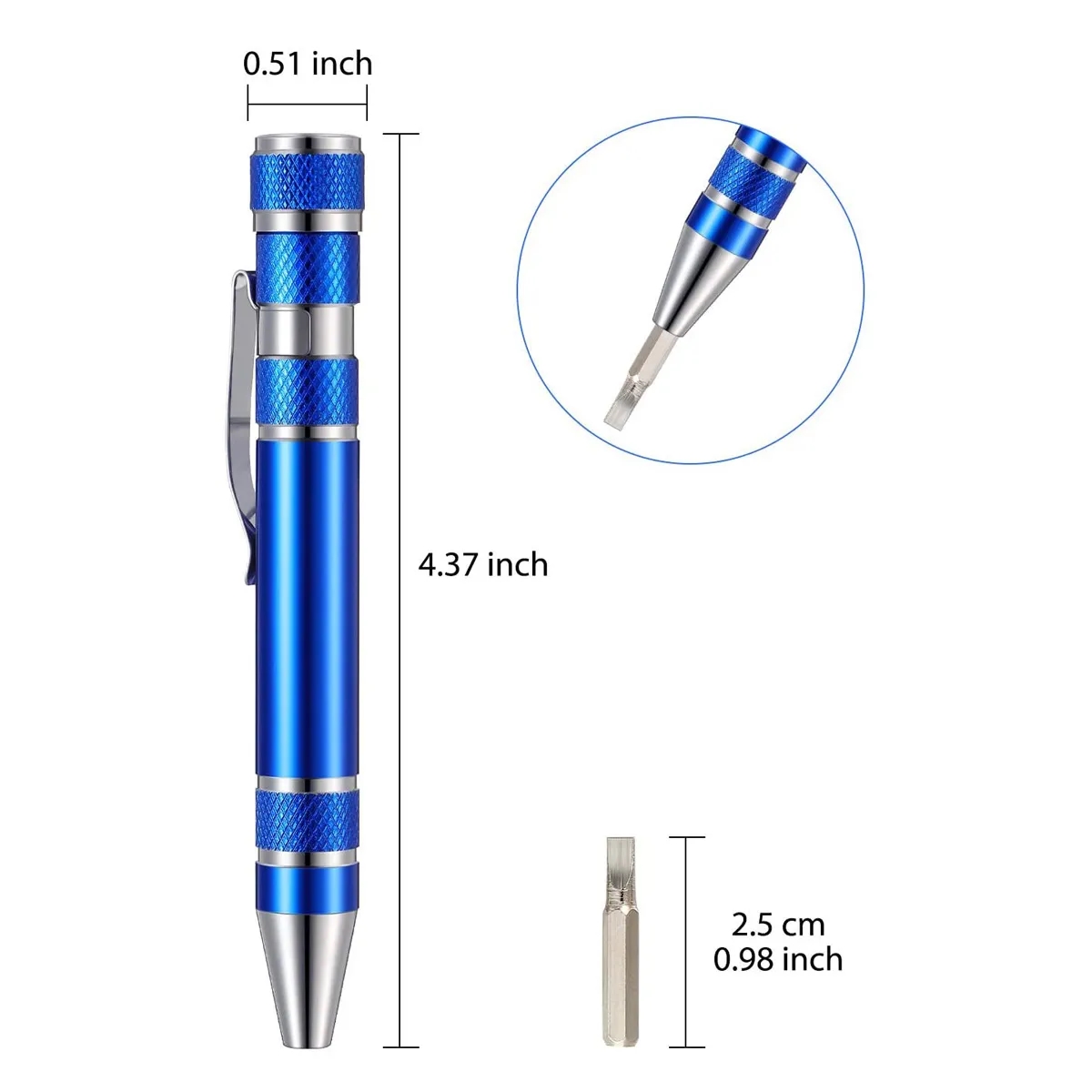 8 in 1 Magnetic Pocket Screwdriver 3