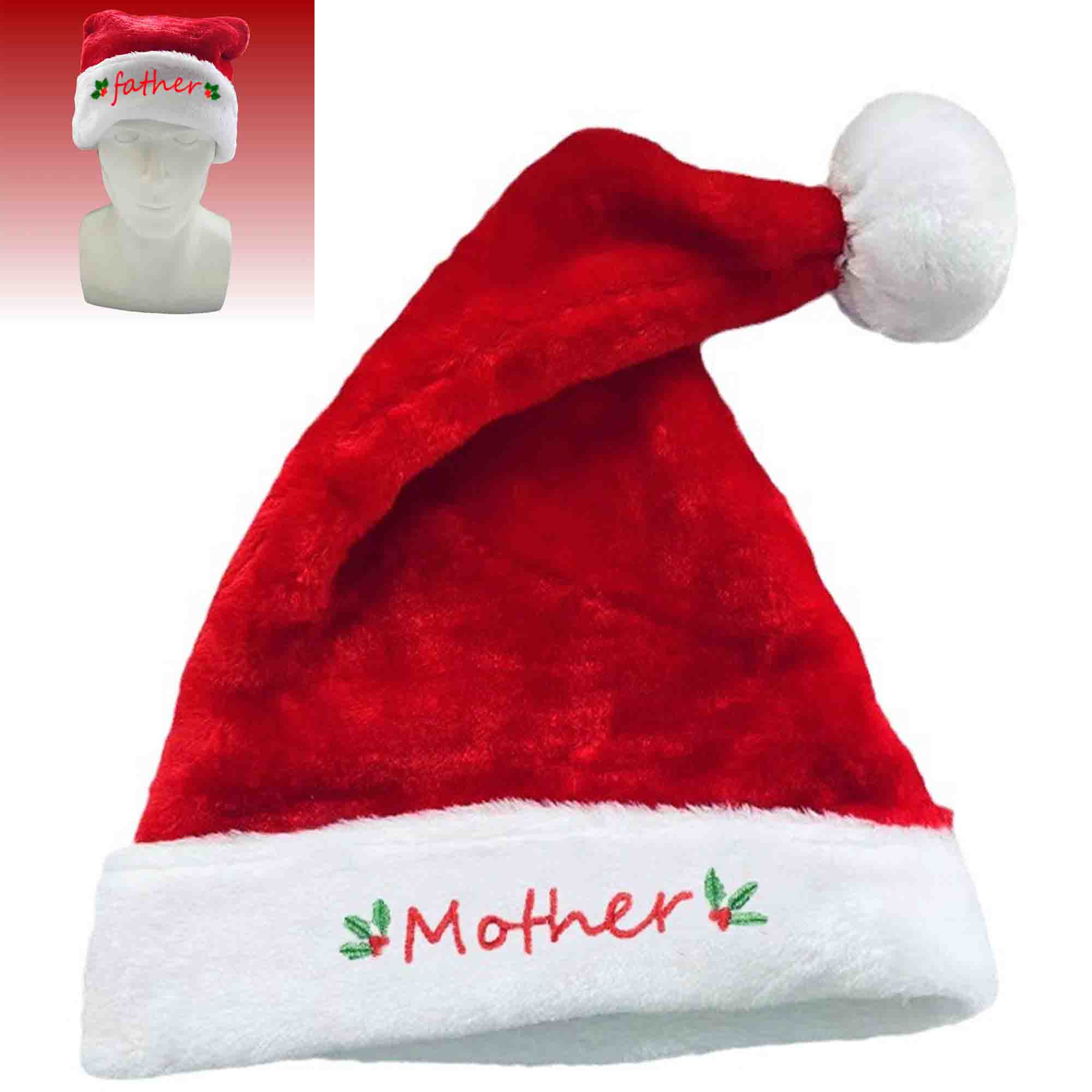Adult Xmas Holiday Santa Hat 2