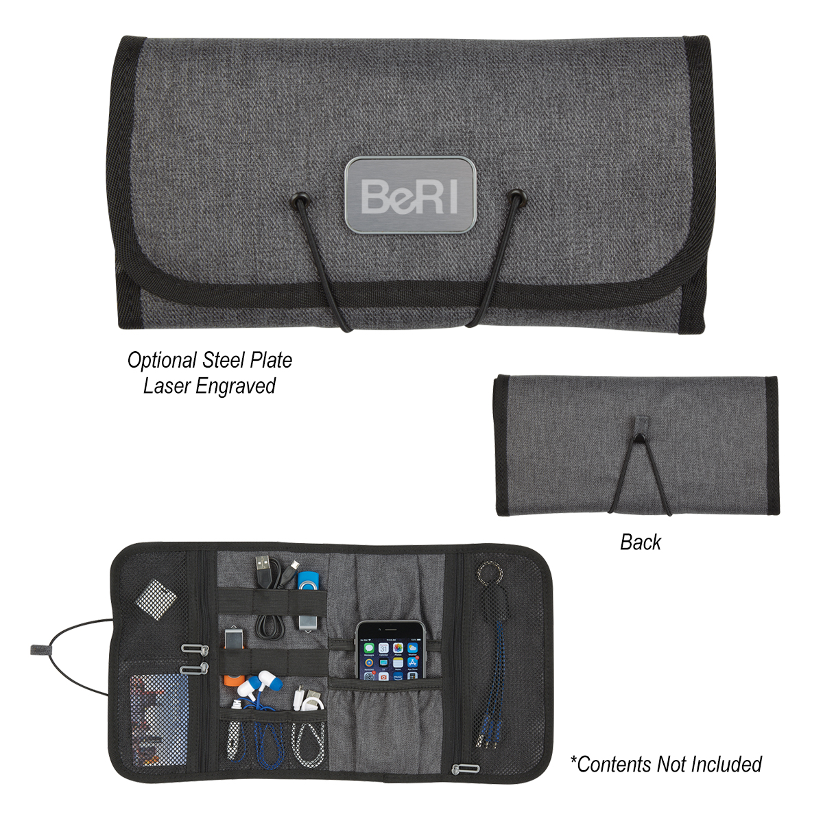 BrandCharger® Phantom Travel & Tech Organizer 5