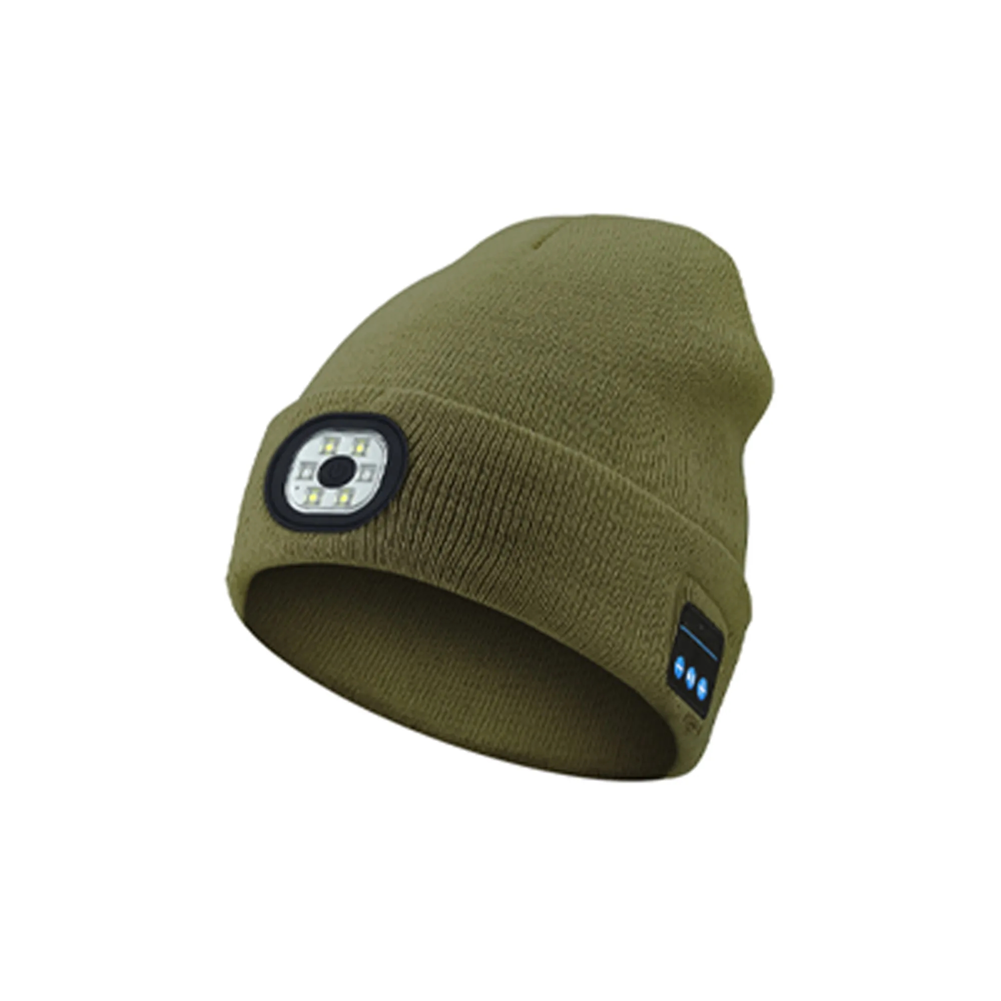 Bluetooth Music Knitted Hat with LED Luminous Lighting 12