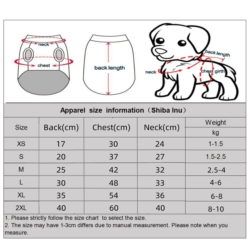 Striped T-Shirt Dog Shirt Breathable Pet 3