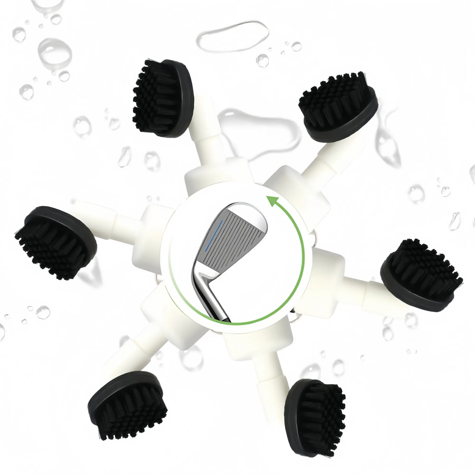 Water Spray Golf Club Scrubber for Quick Cleaning 5
