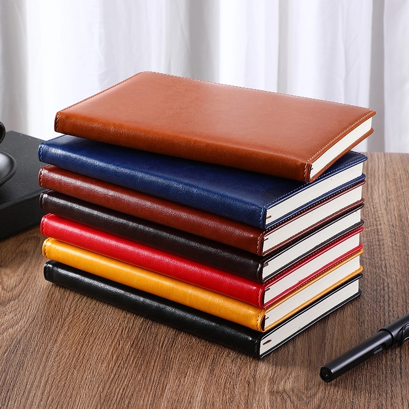 Ruled Hardcover Vegan Leather Notebook 4