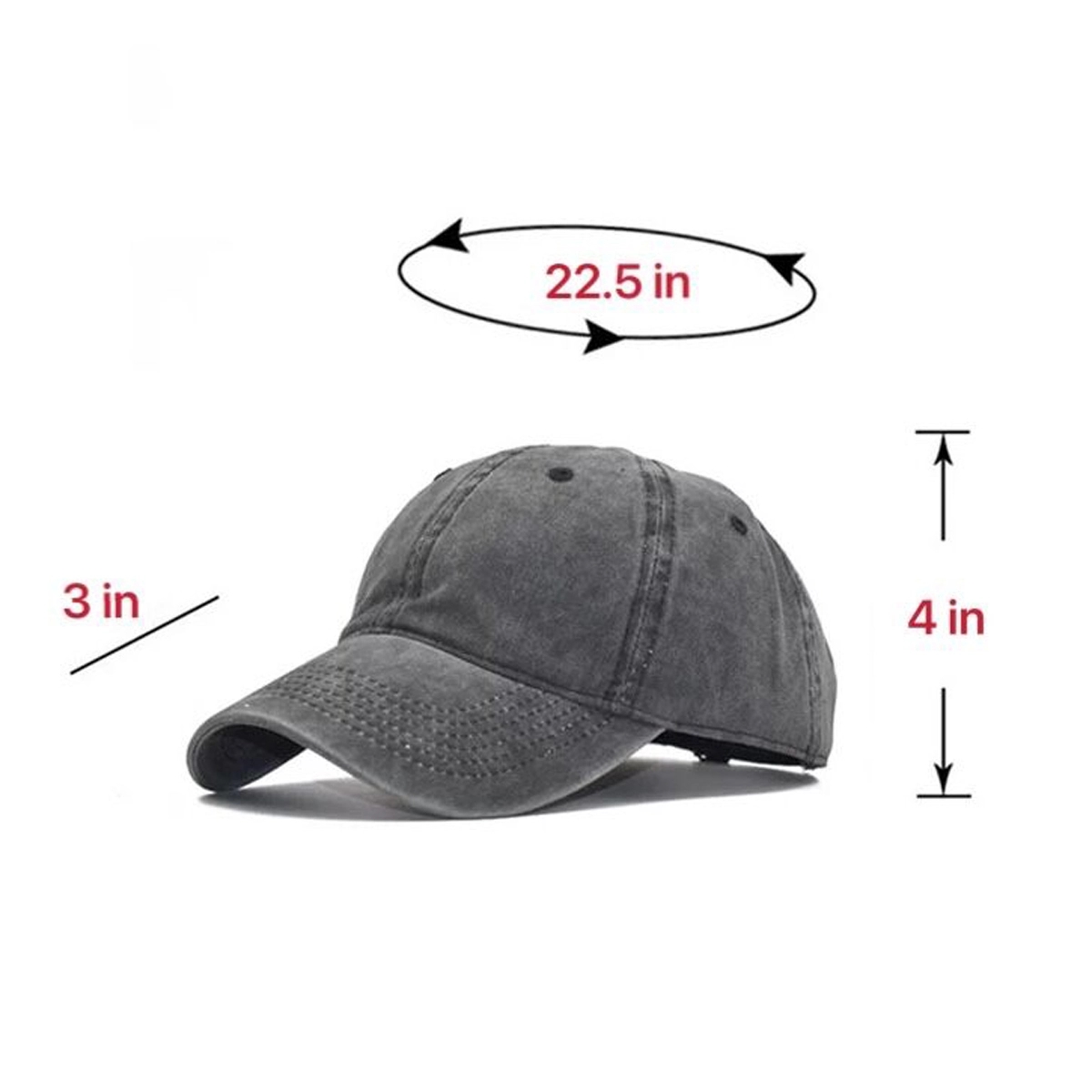 Unisex Distressed Sports Caps 4