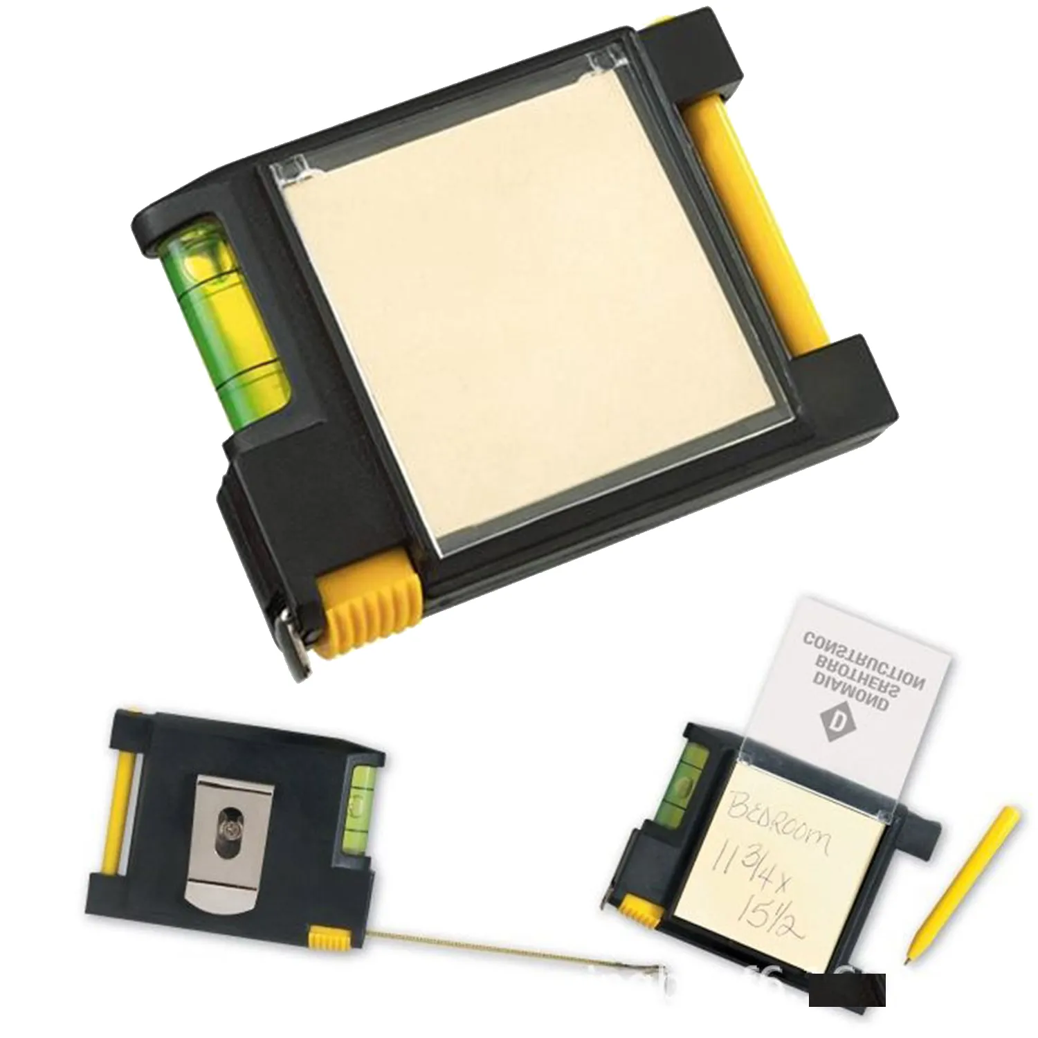 Multi-functional Tape Measure with pen and Sticky Note 2