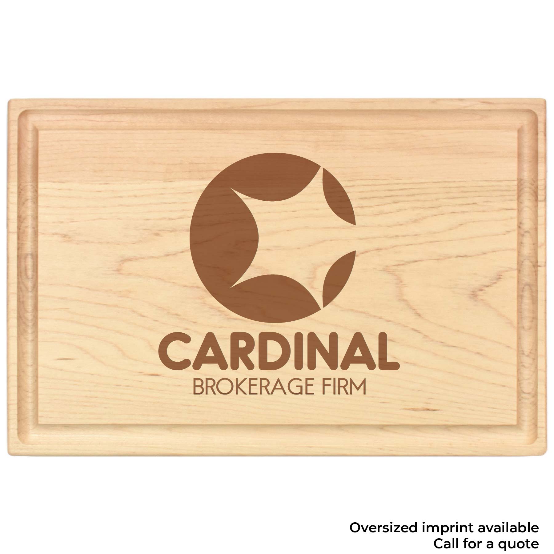 8" x 12" Maple Rectangular Cutting Board with Juice Groove 9