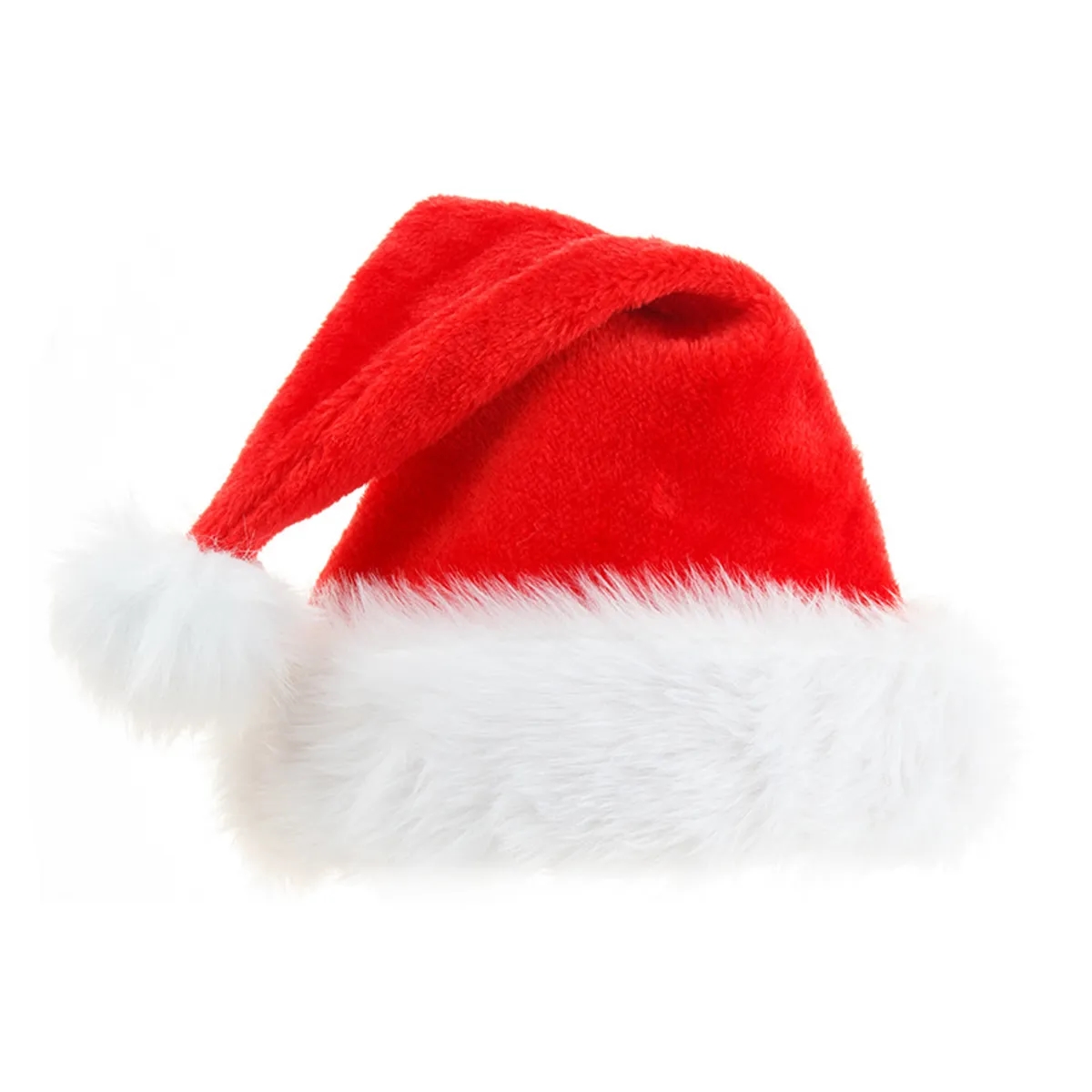 Long Plush Santa Hat Christmas 3