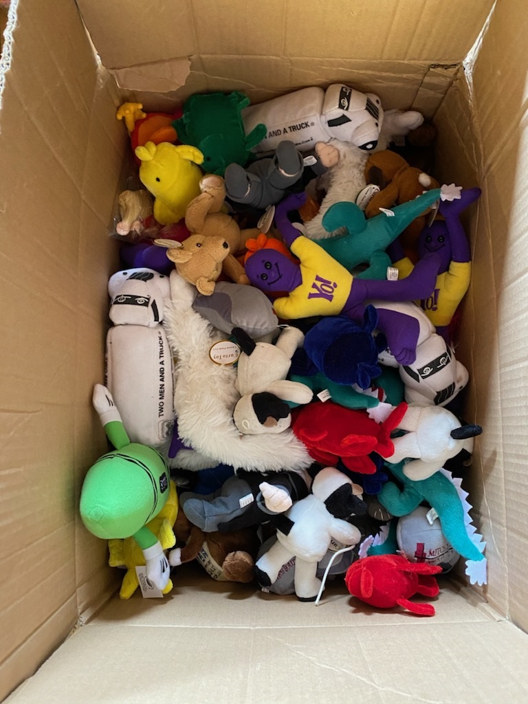 Box of Assorted Stuffed Plush Toy stuffed animals closeouts 2