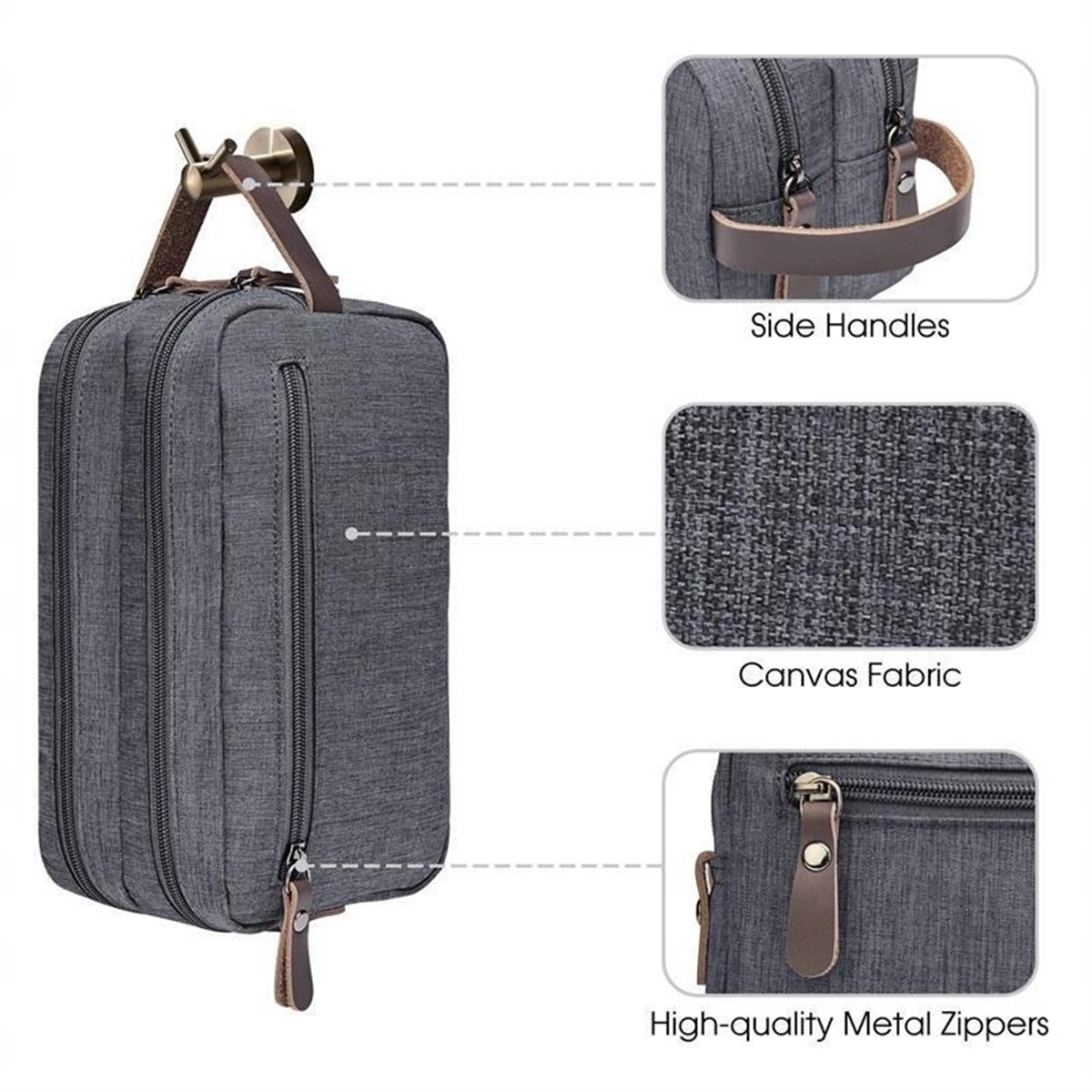 Travel Toiletry Bag for Women and Men Water-resistant 2