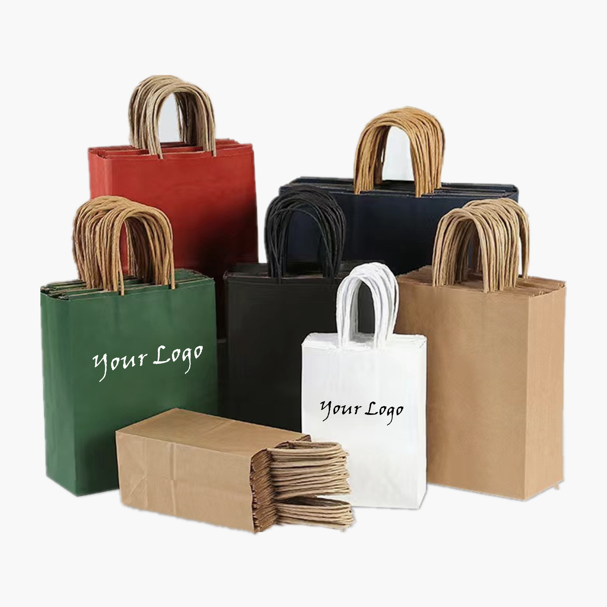Kraft Paper Gift Bag With Handles