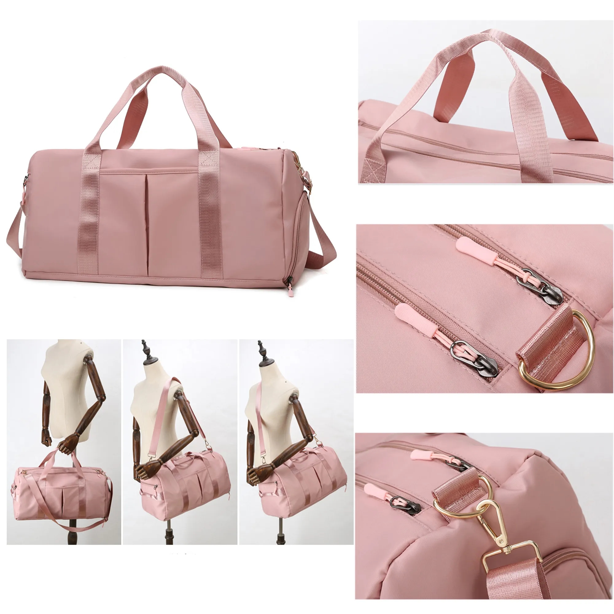 Dry and Wet Separation Travel Luggage Bag 4