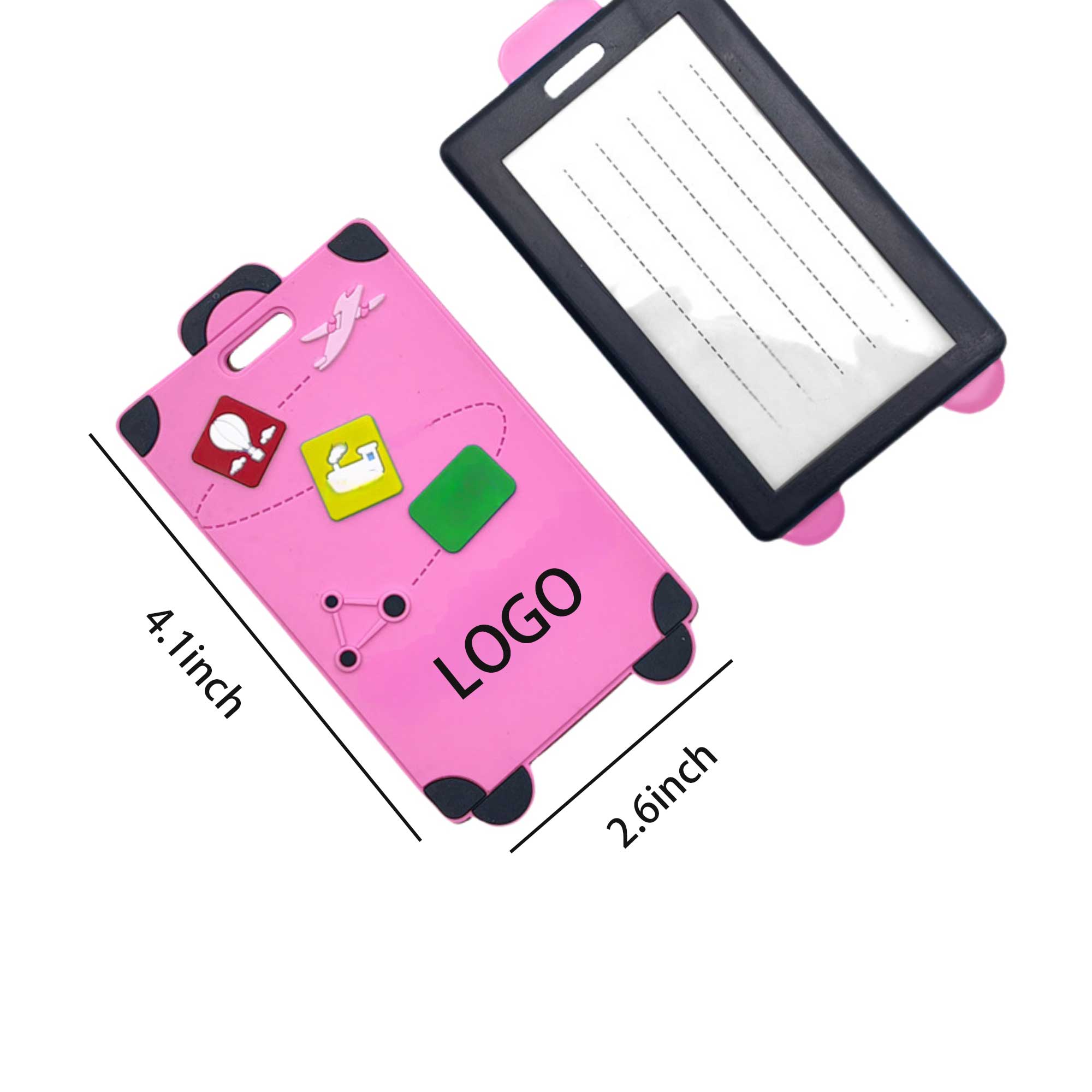 New style Cartoon Silicone Luggage Tag 2