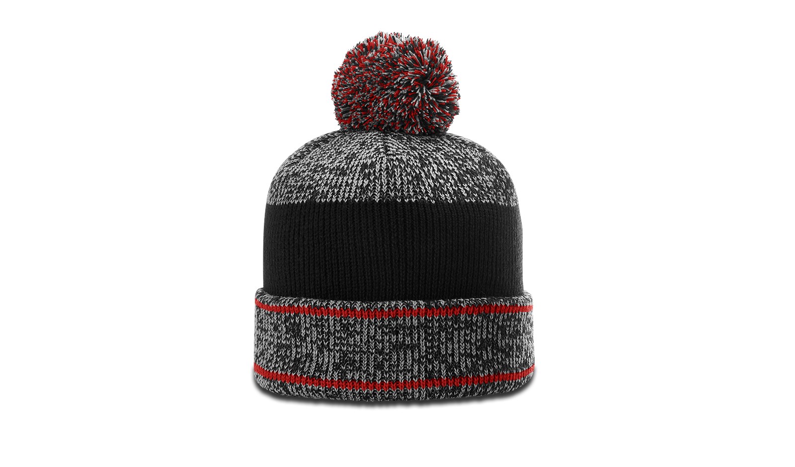 Heather Beanie with Cuff & Pom 10