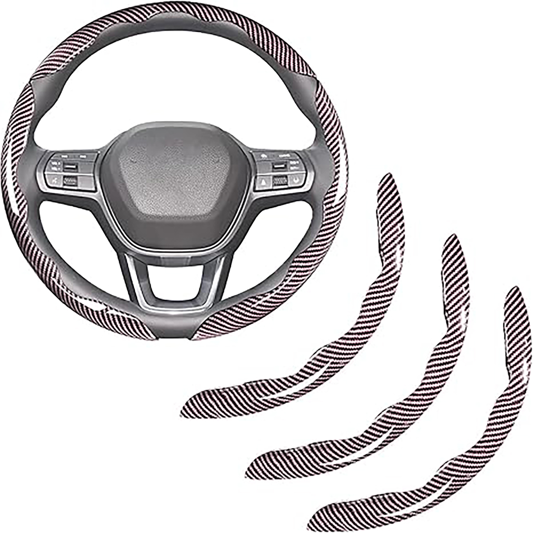 Carbon Fiber Steering Wheel Covers 10