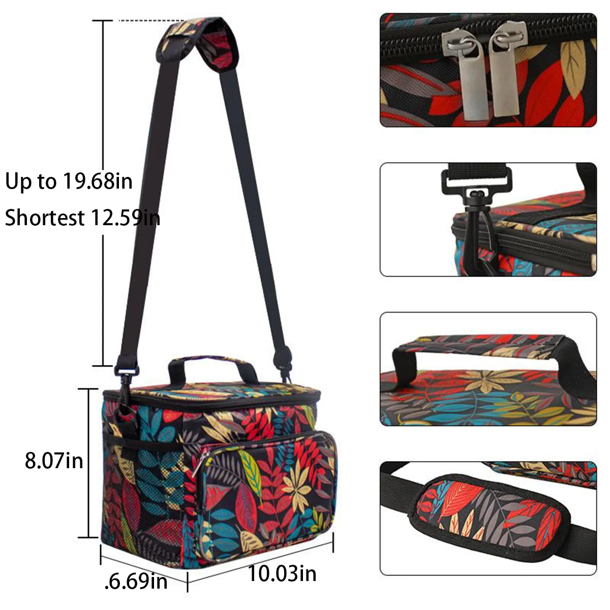 8L Portable Insulated Cooler Bag For Camping And Picnics 5