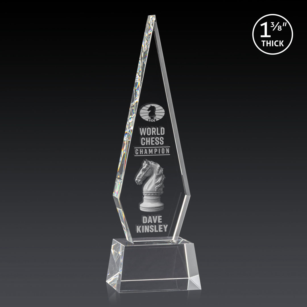 Springfield 3D Award on Robson Base - Clear 11