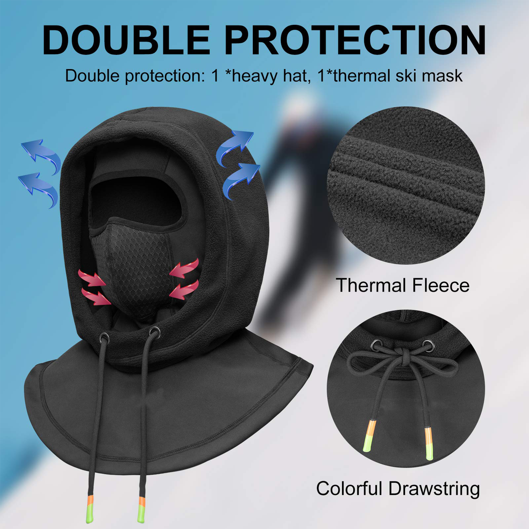 Cold Weather Balaclava Ski Mask 2