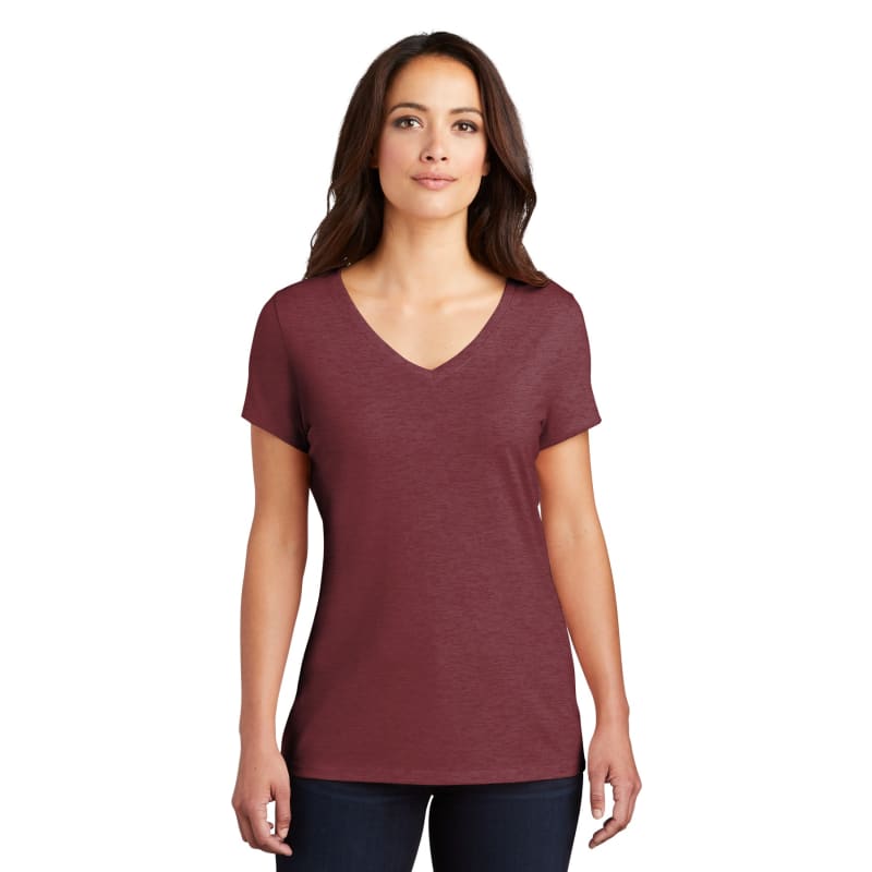 District Women's Perfect Tri V-Neck Tee. 81