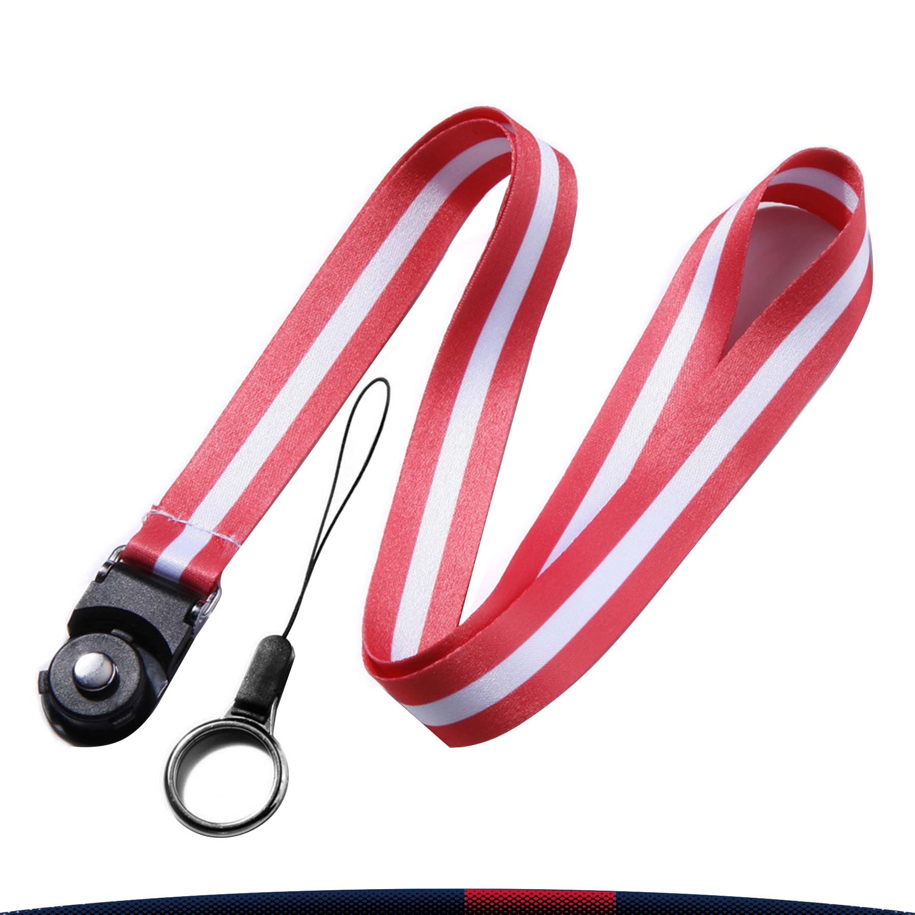 Stripe Neck Lanyard 2