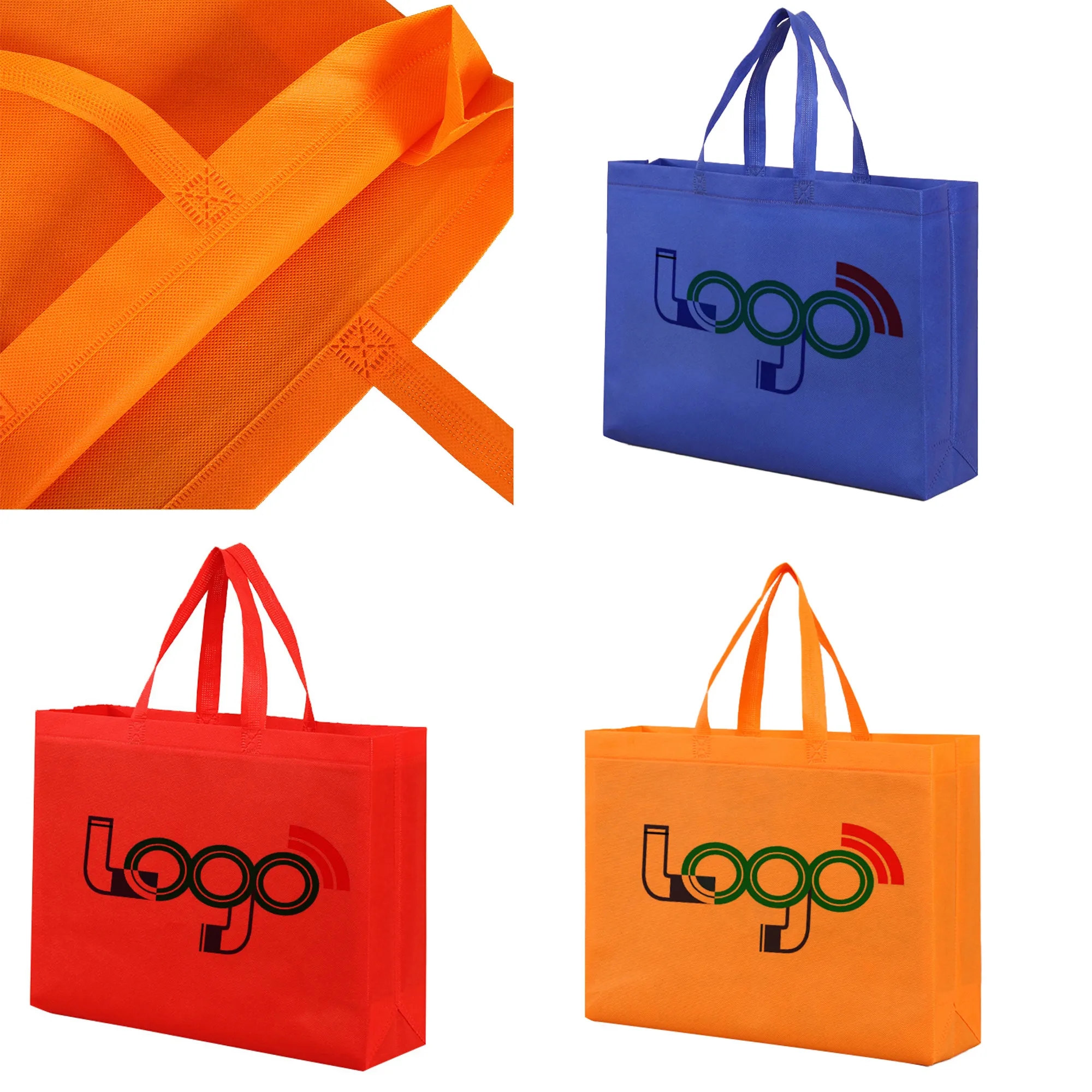 Small Horizontal Non Woven Bag With Handle 6