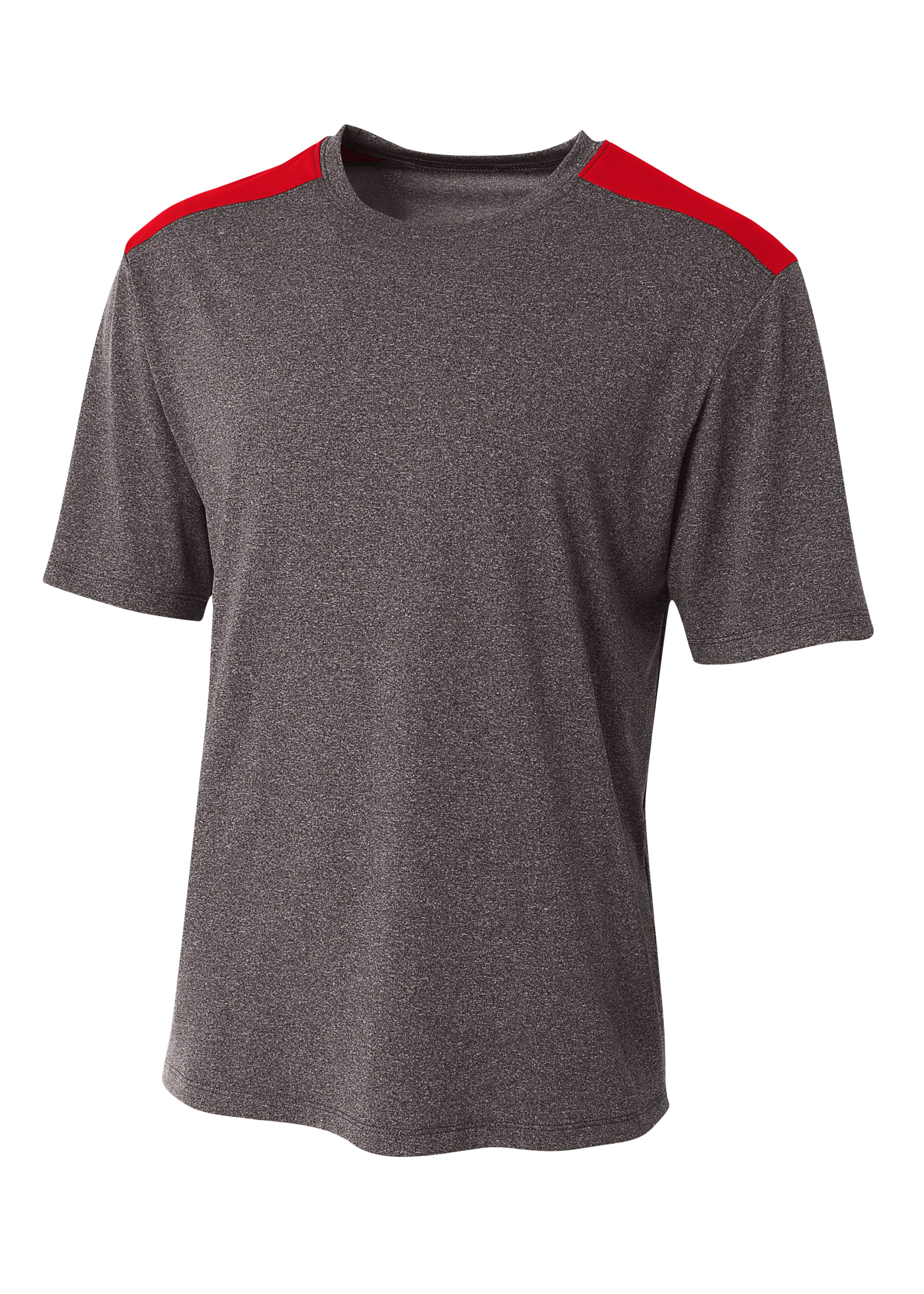 A4 Tourney Heather Short Sleeve Color Block 8