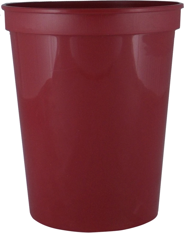 16 oz. Smooth Wall Plastic Stadium Cup 17