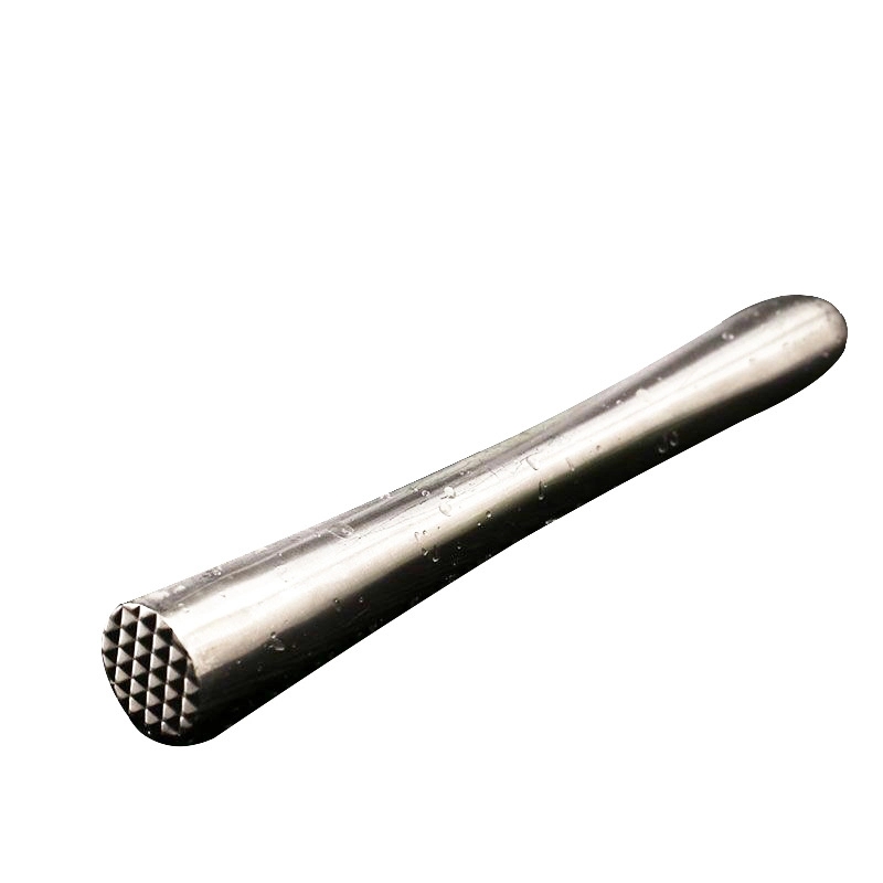 Stainless Steel Muddler with Serrated End 2