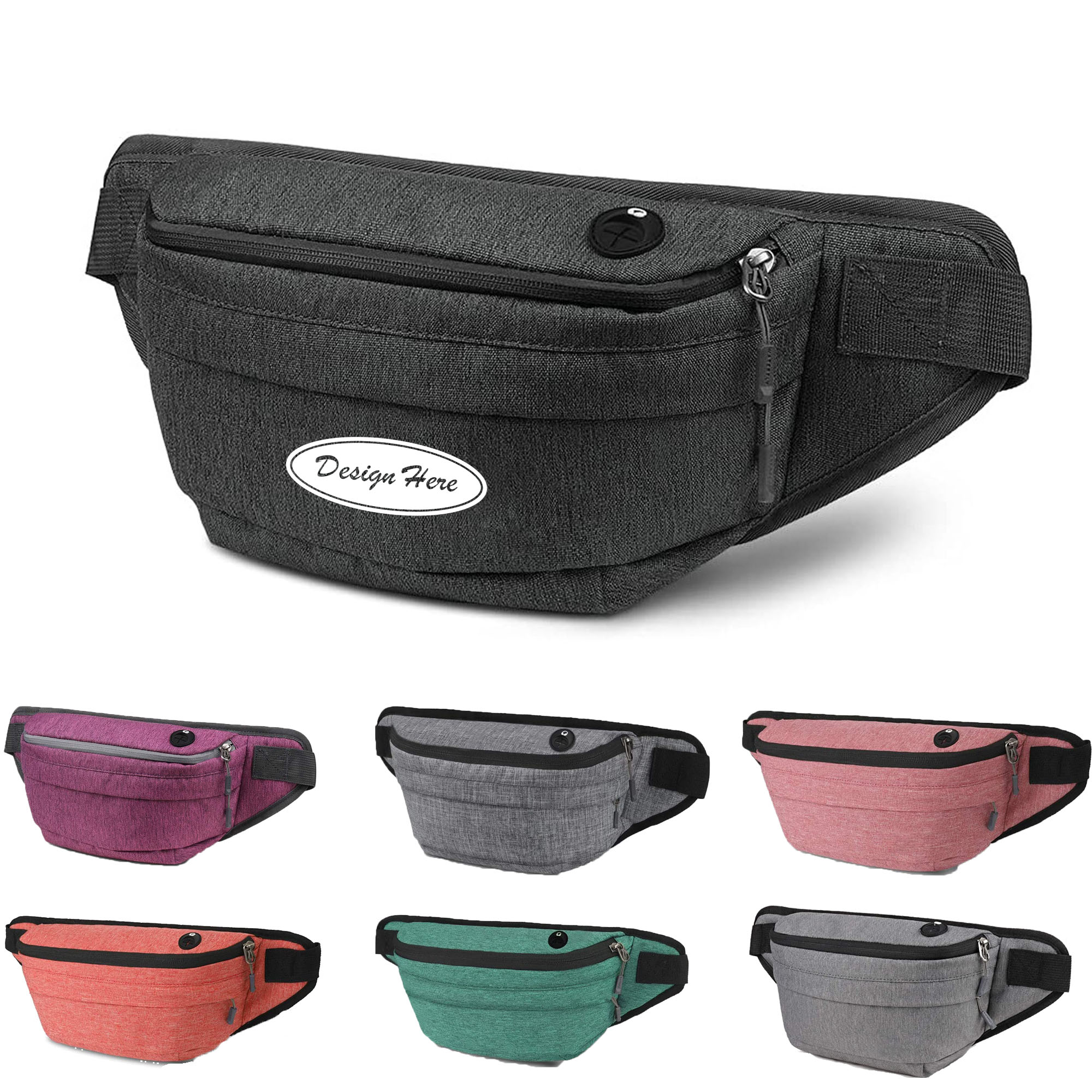Water-Resistant Fanny Pack for Men and Women, Hiking Waist Bag 3
