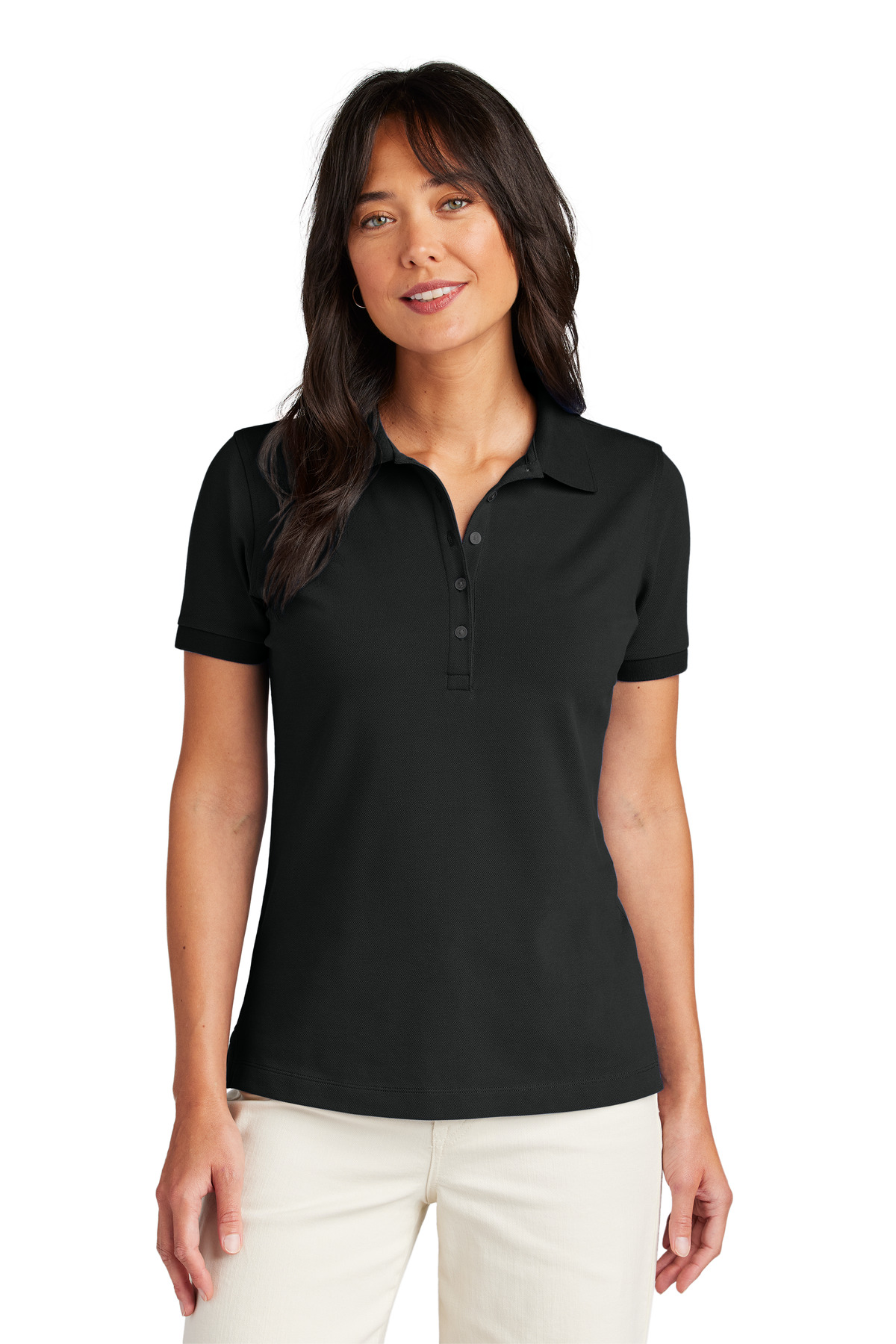 Brooks Brothers Women's Pima Cotton Pique Polo BB18201 36