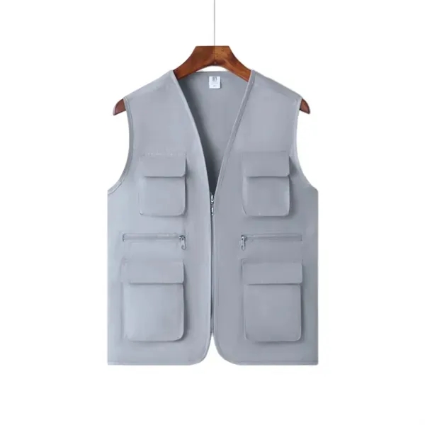 Multi-Pocket Volunteer Vest - Functional Utility Wear 9