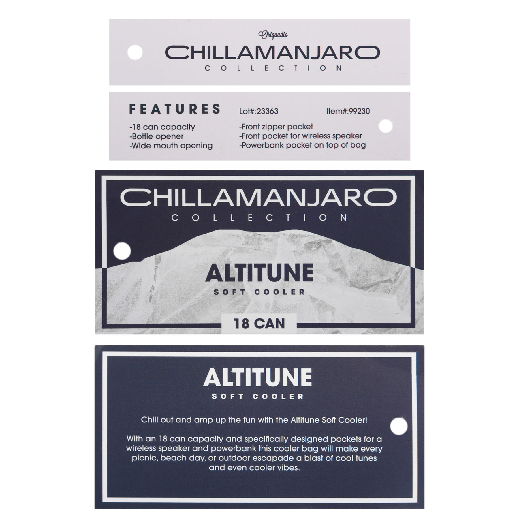 Chillamanjaro™ 18 Can Altitune Cooler Bag 1