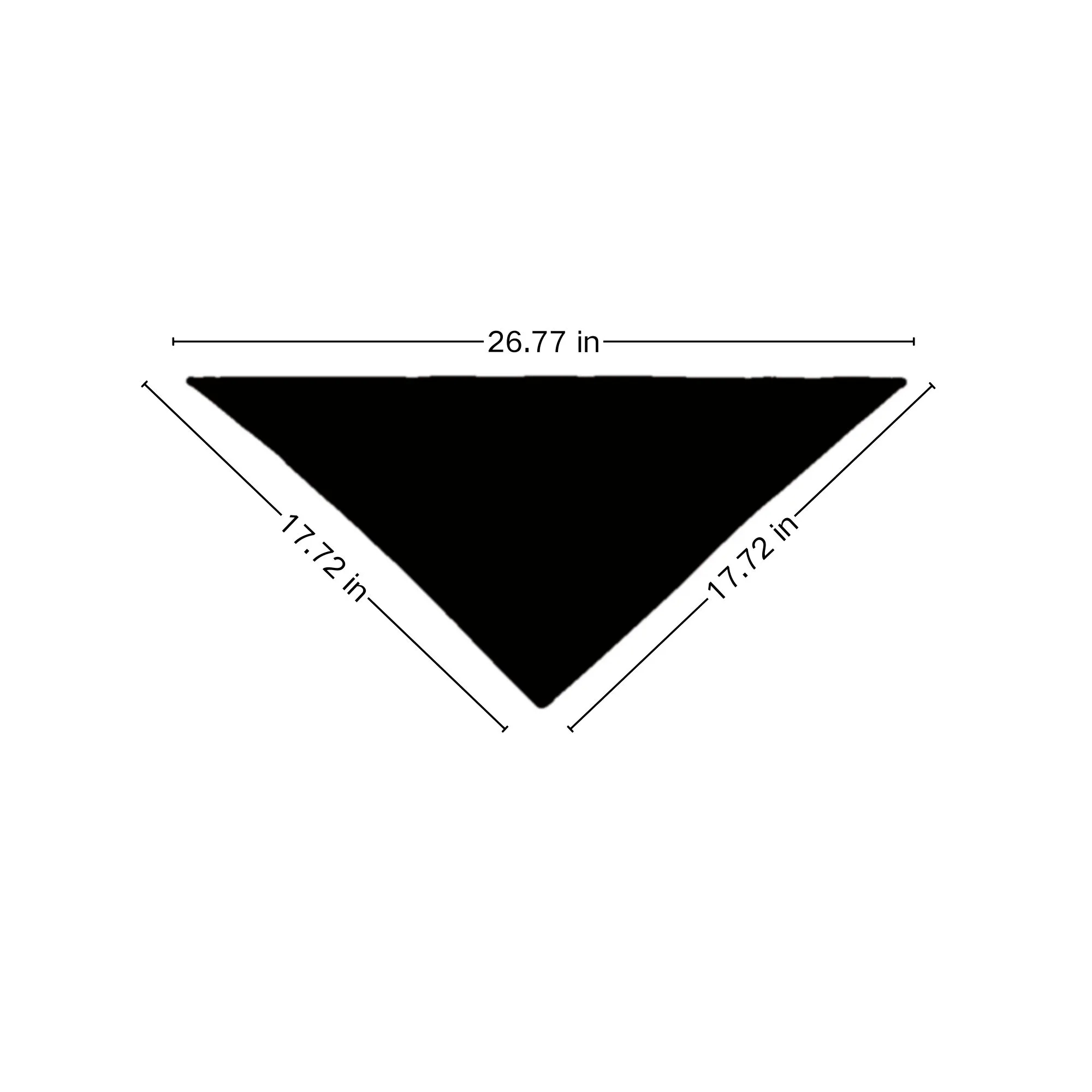 Solid Color Pet Scarf Triangular Scarf 2