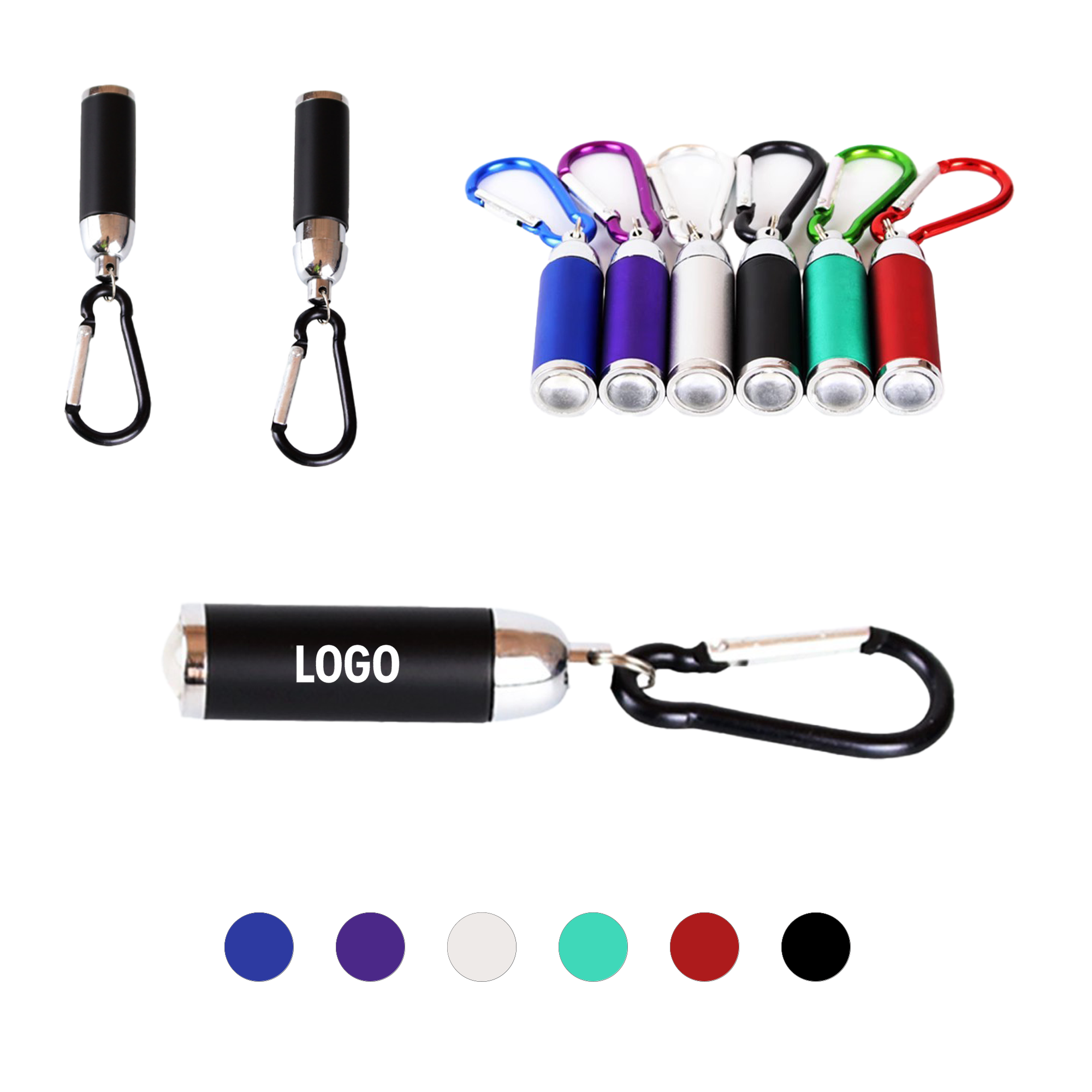 Compact Aluminum LED Keychain Light For Everyday Use 2