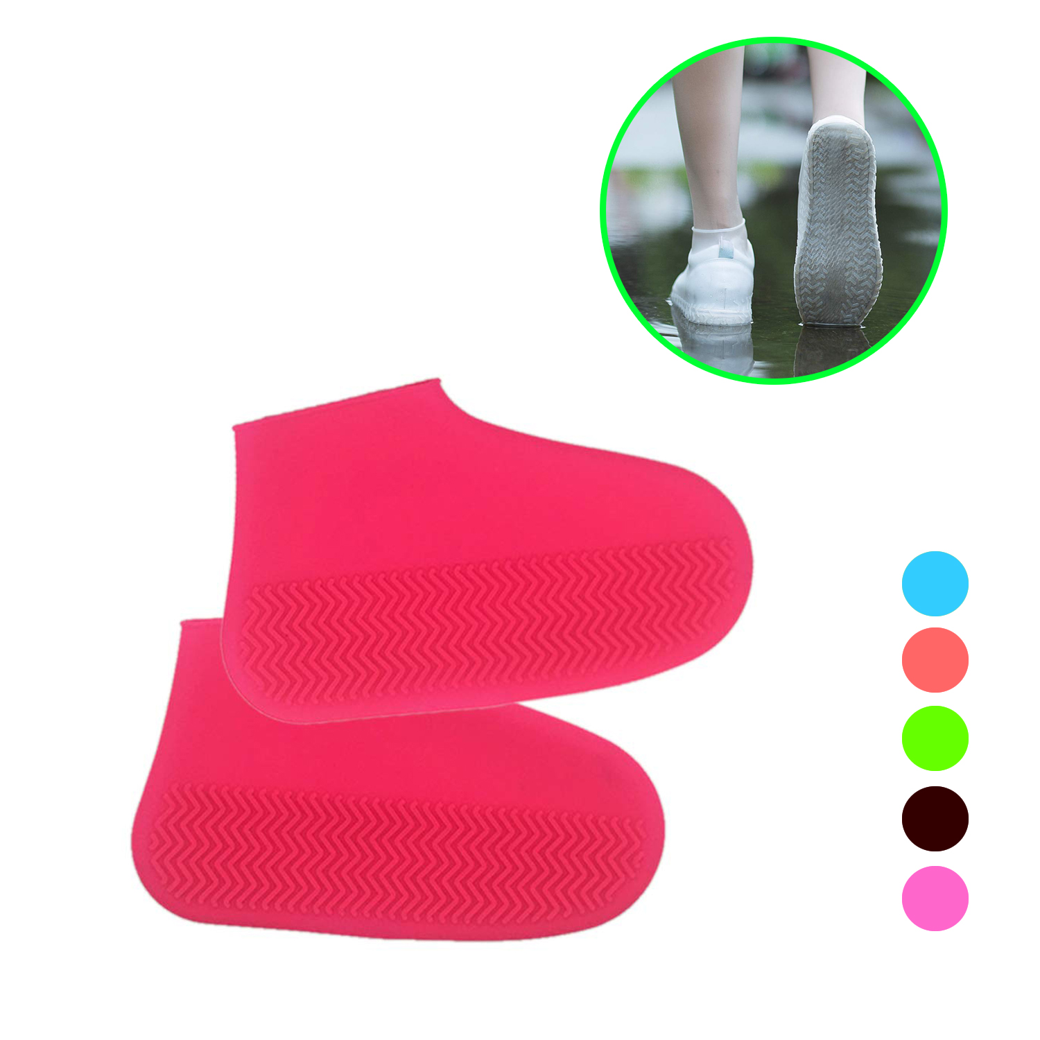 Silicone Waterproof Shoe Covers 3