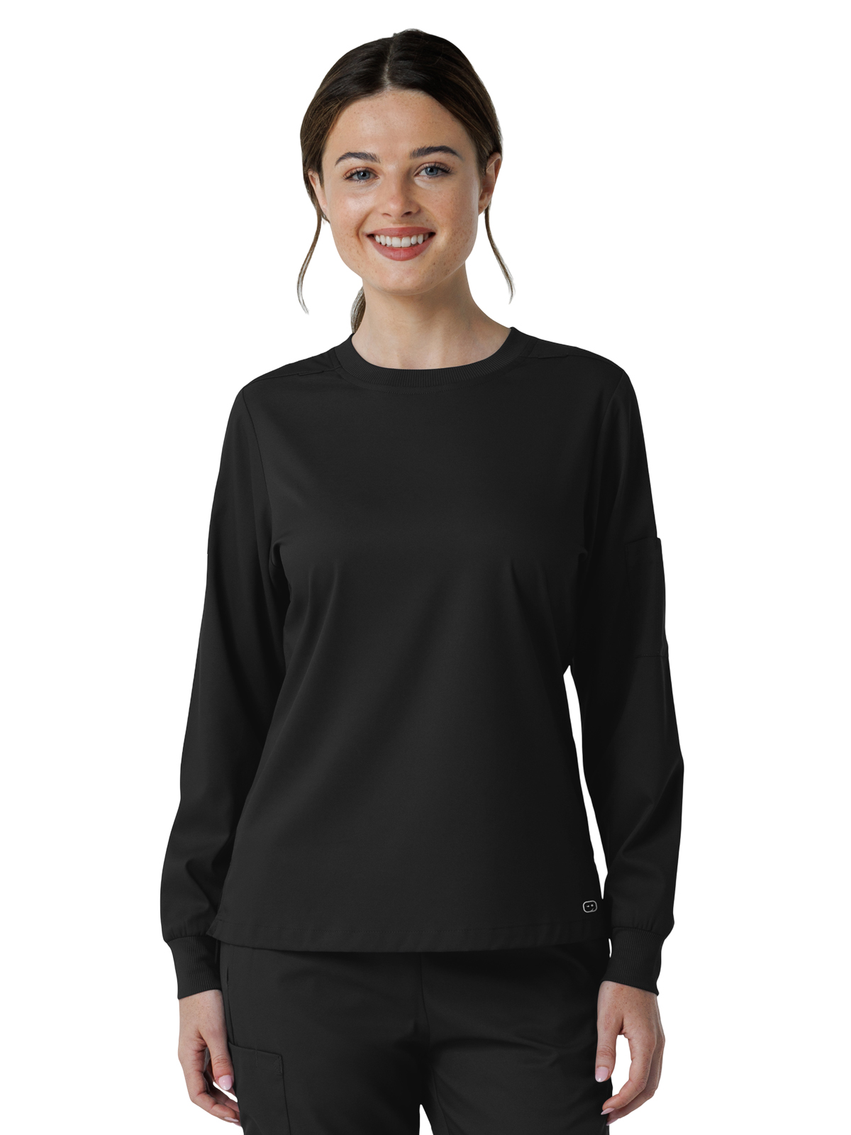 Wink - Boundless - Women's One-Pocket Classic Long Sleeve Scrub Tee 13