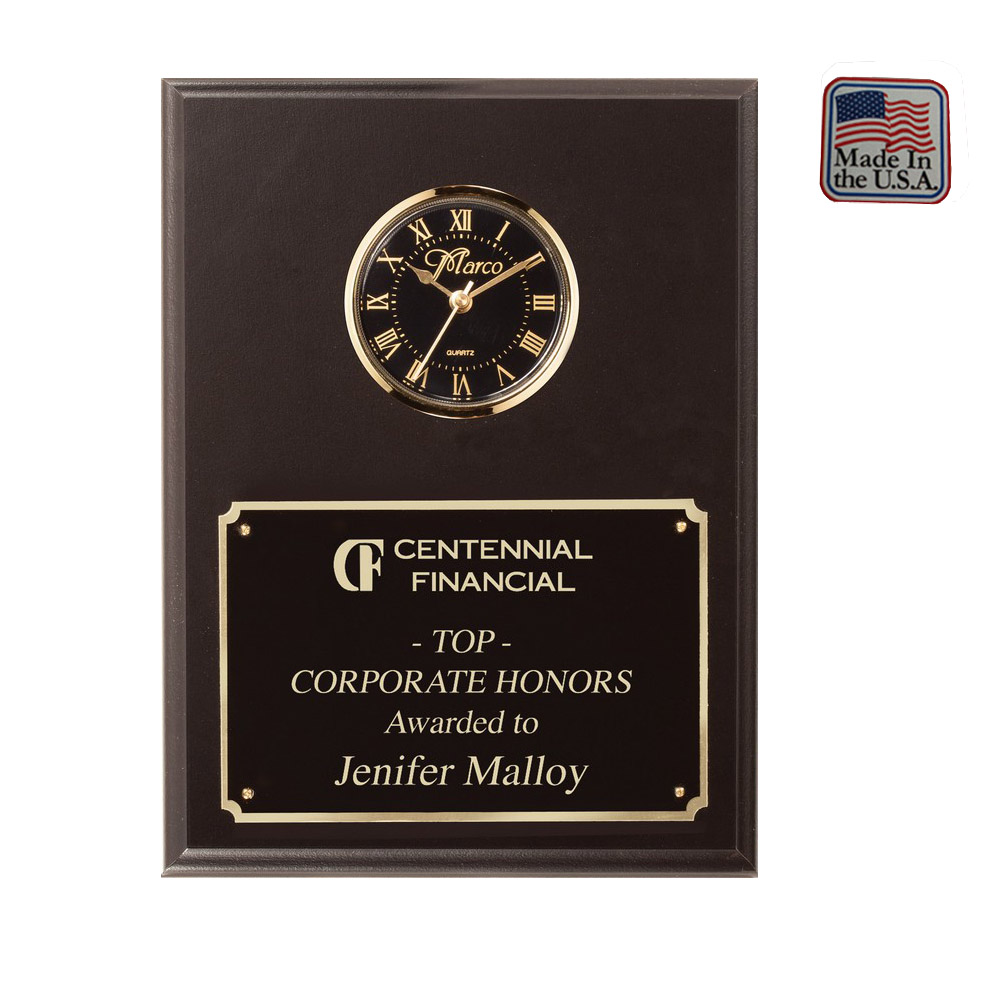 Quartz Clock Plaque.MADE IN USA 2