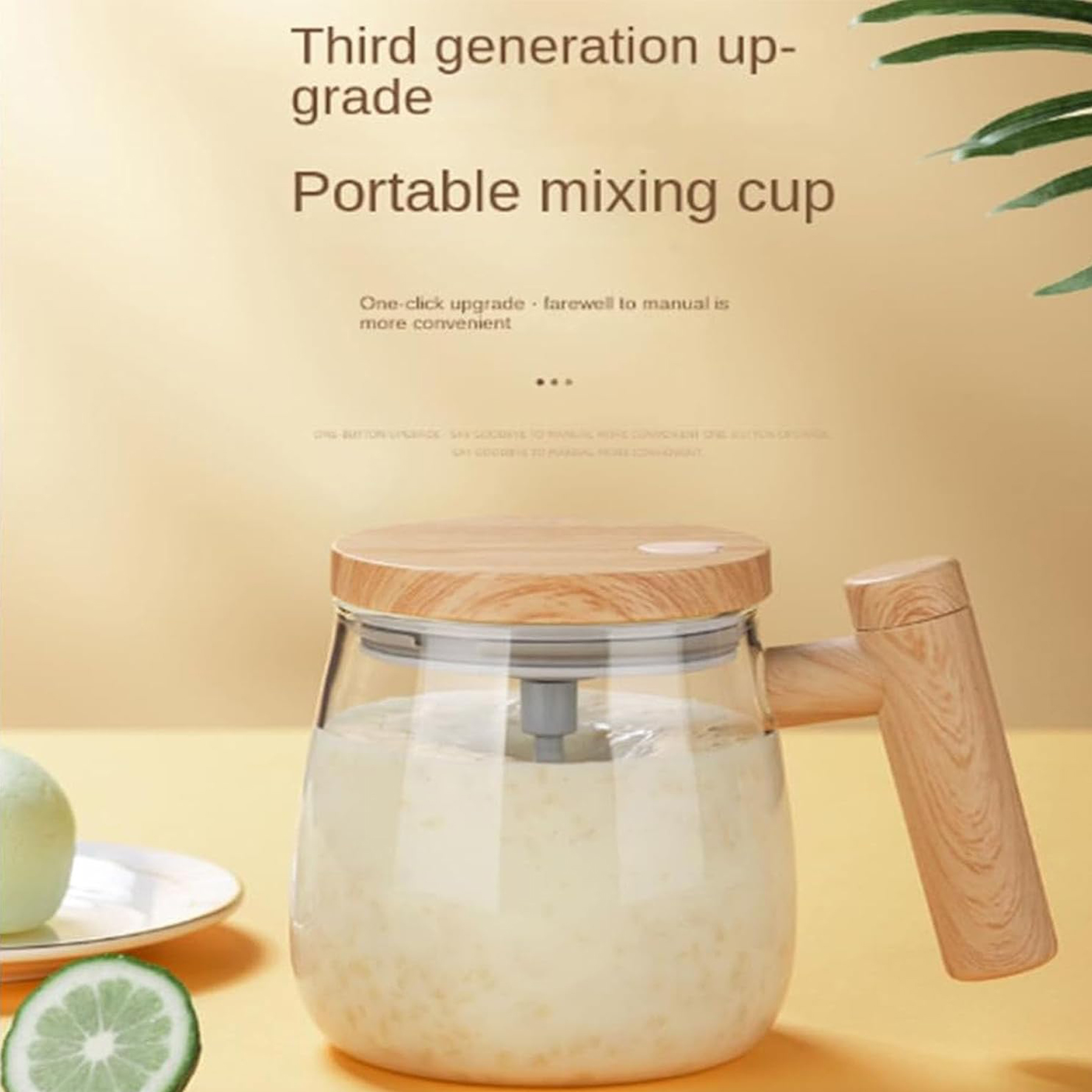 Self-Stirring Coffee Mug with Heated Coaster 7