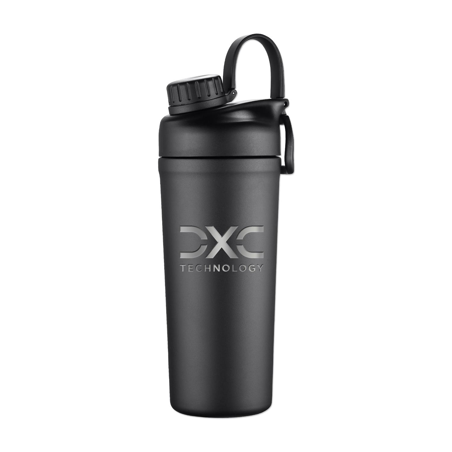 26 Oz. Double Wall Stainless Steel Vacuum Ice Shaker, custom water bottle with logo imprint 2