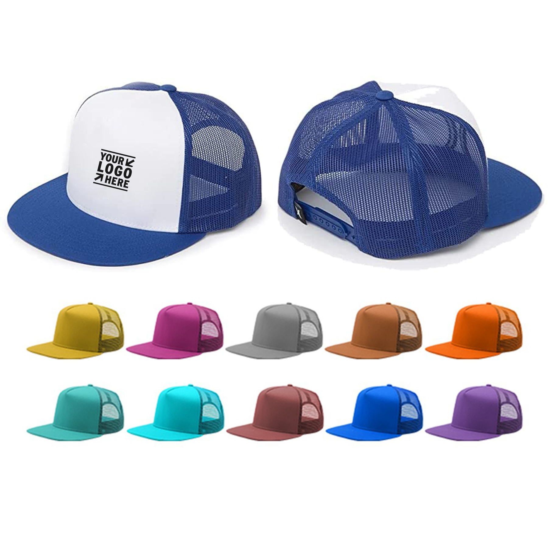 Adjustable Trucker Cap Hat with Mesh 2