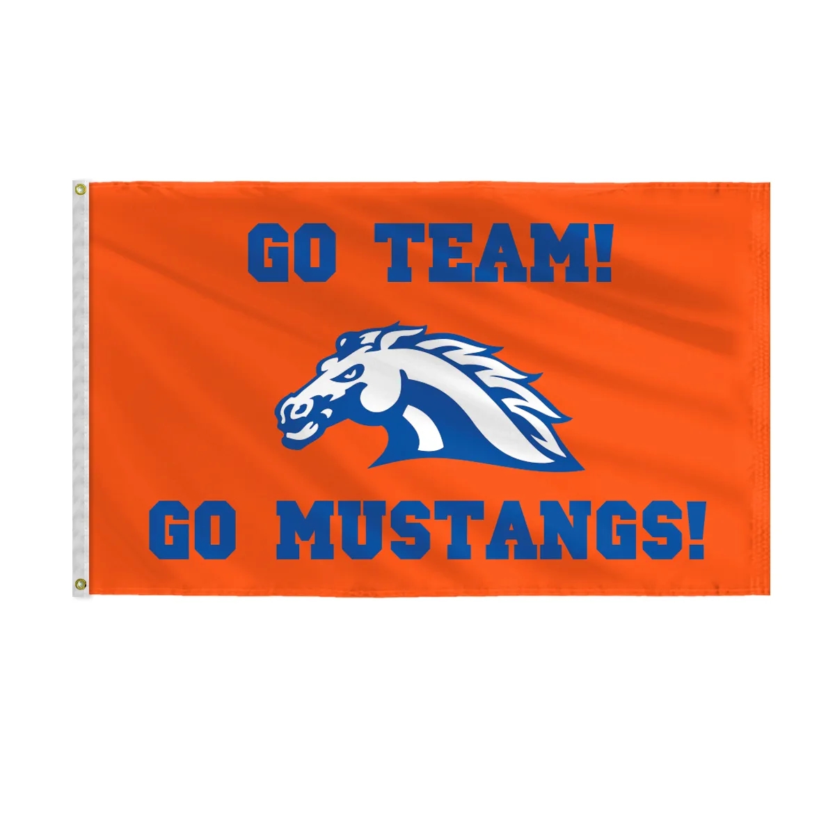Mustang Head Mascot Flags 3