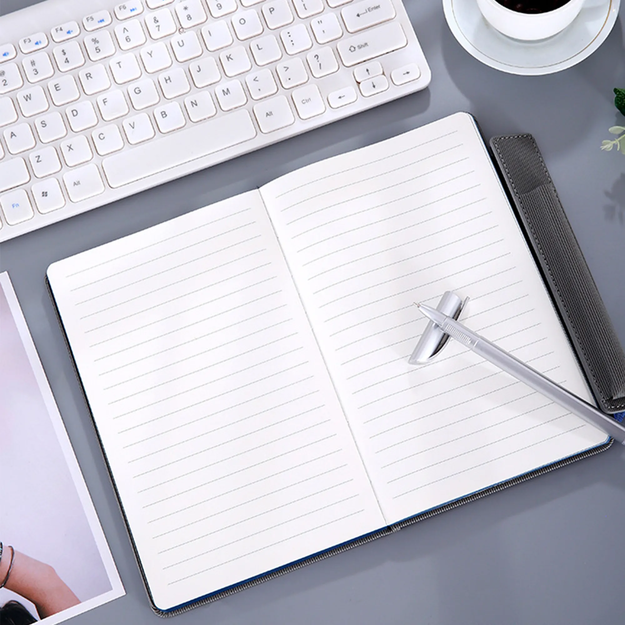 A5 Notebook with Pen Pouch Corporate Business Logo Printed 4