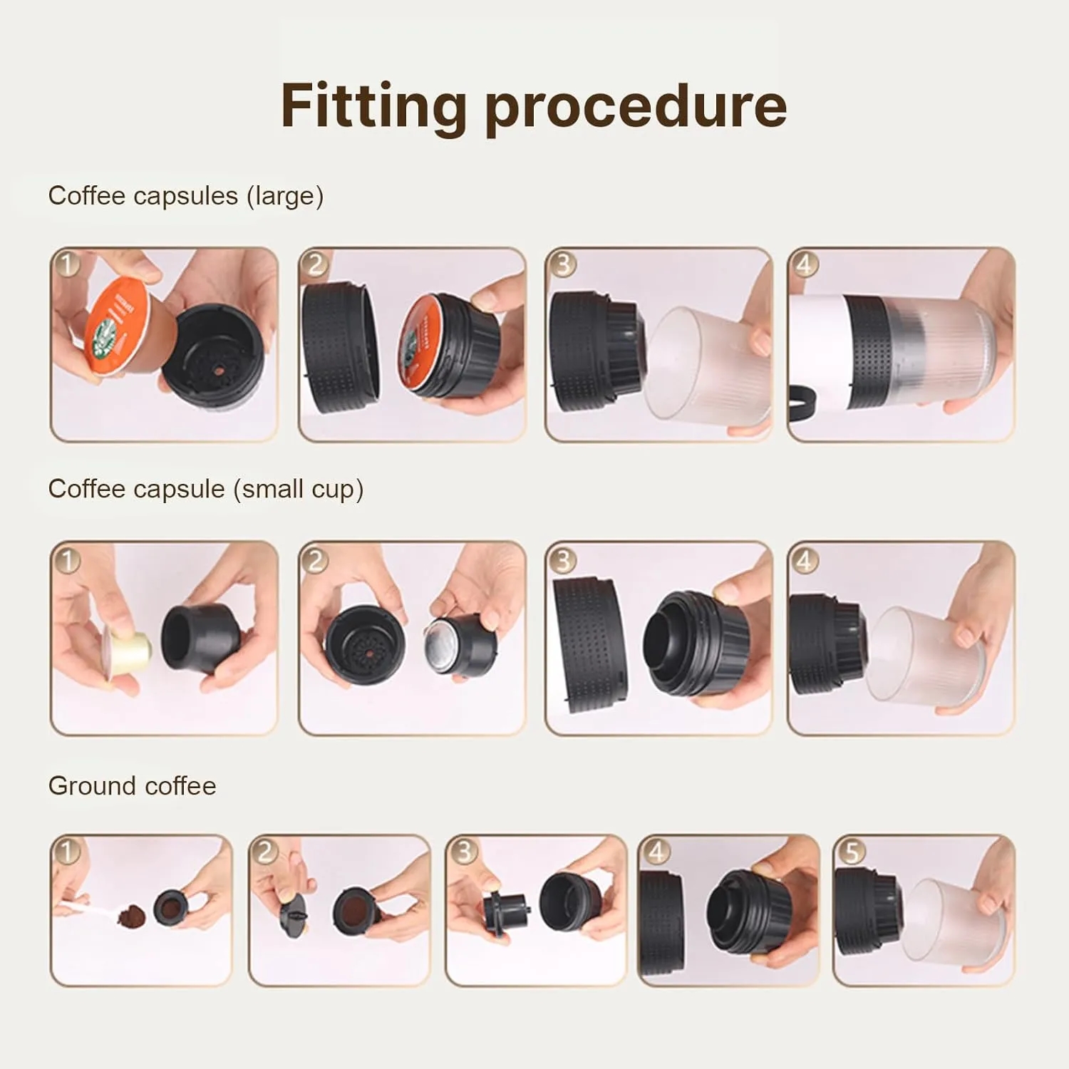 3 in 1 Electric Coffee Maker 6