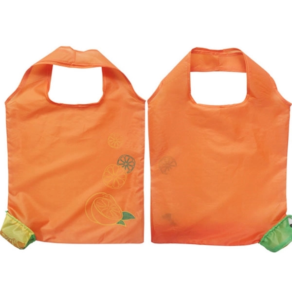 Orange Shape Foldable Shopping Bag 2