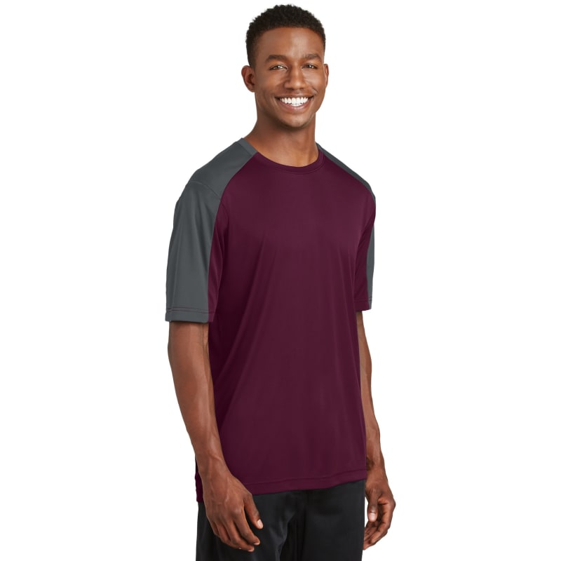 Sport-Tek PosiCharge Competitor Sleeve-Blocked Tee. 30
