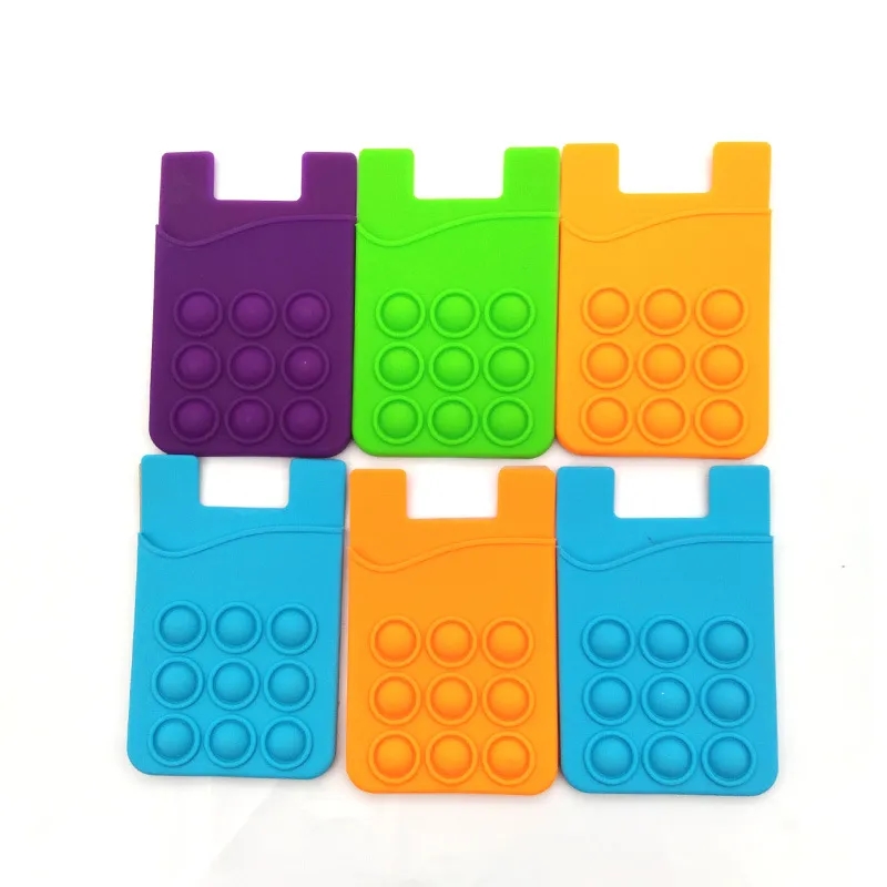 Silicone Mobile Phone Card Holder 2