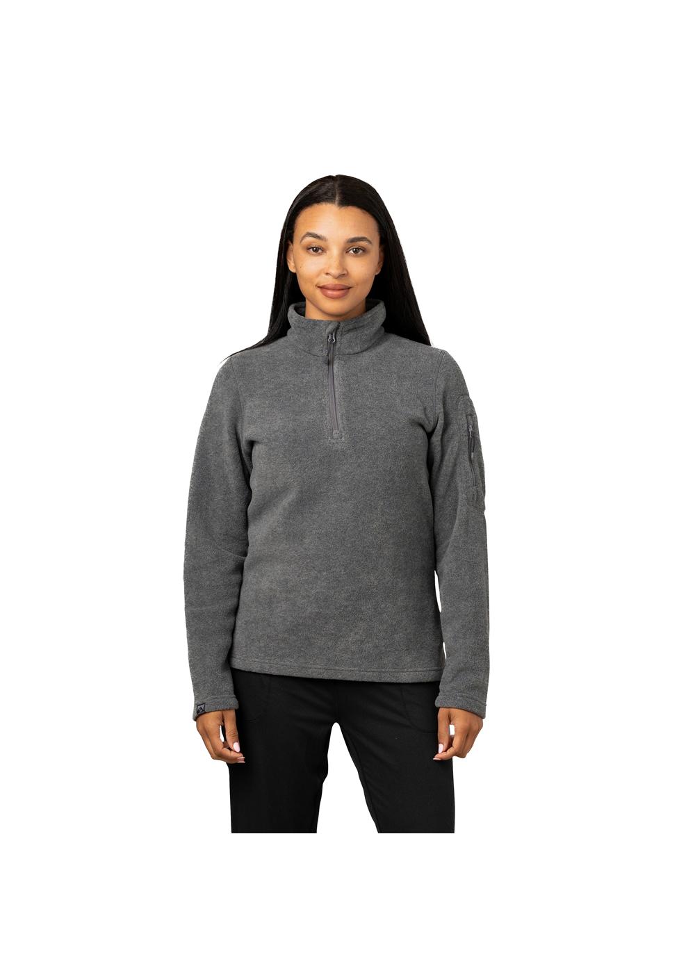 Storm Creek Women's Fireside Fleece Microfleece Quarter Zip 12