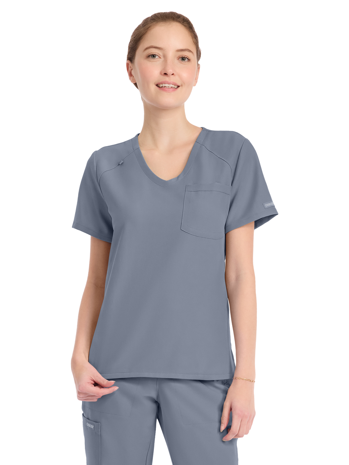 Cherokee - WW Originals Ultra - Women's 1-Pocket Tuck-In V-Neck Top 46