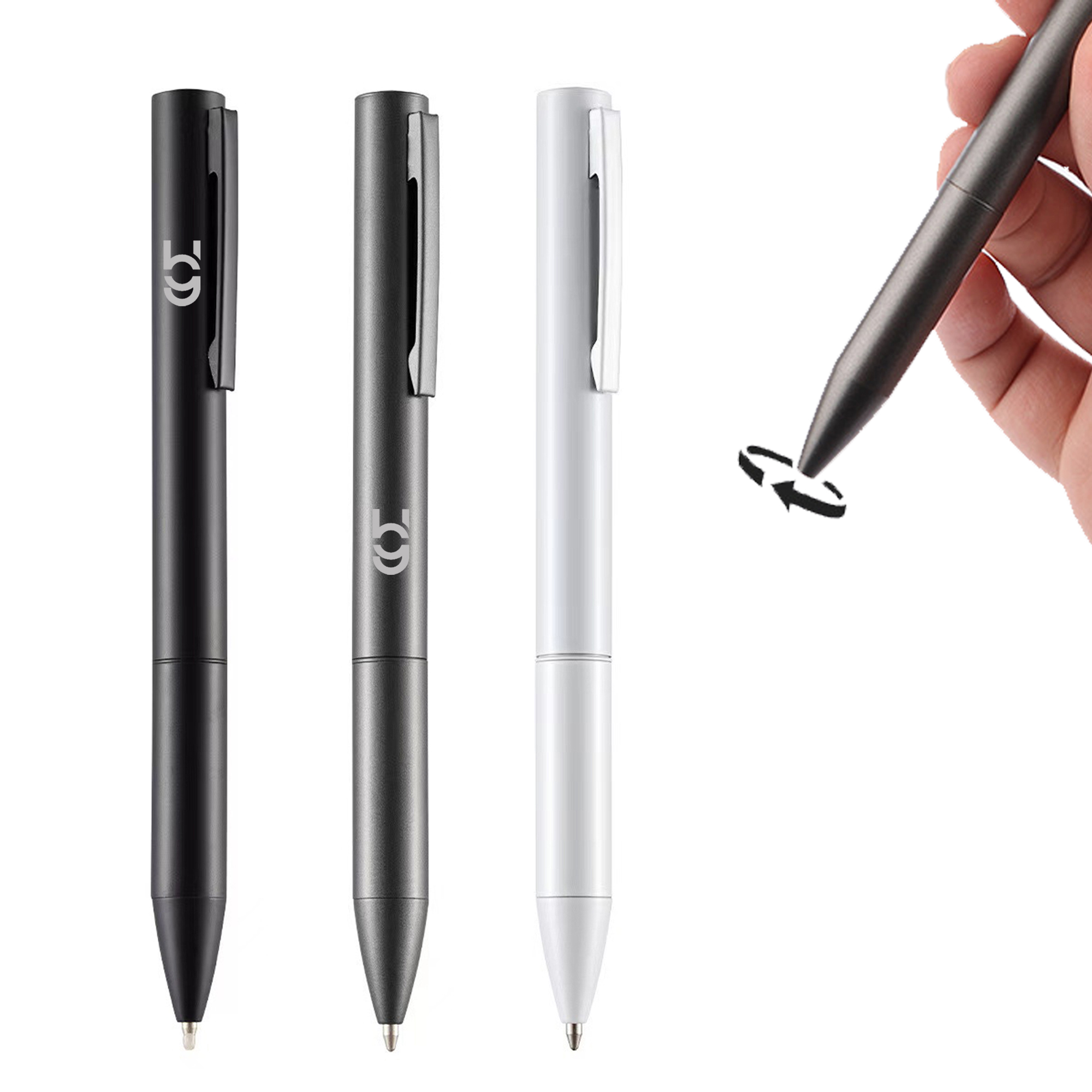 Matte Metal Ballpoint Pen Twist 1