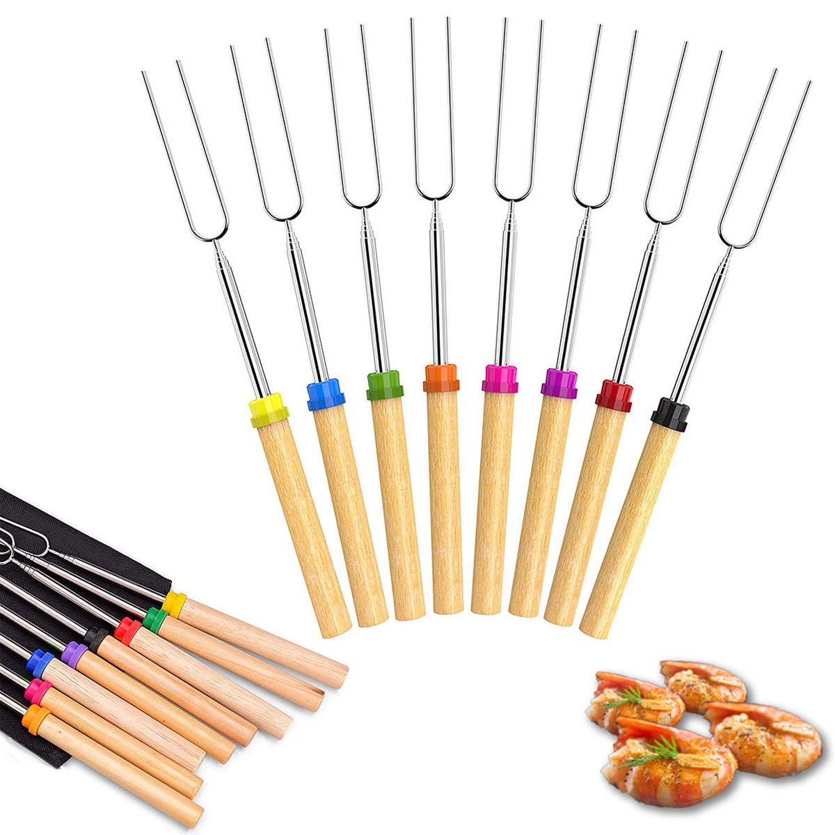 Stainless Steel Bbq Sticks 3